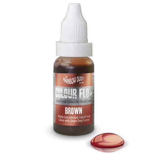 Airbrush Farve i Brun - 16 Ml til Bagning og Slik