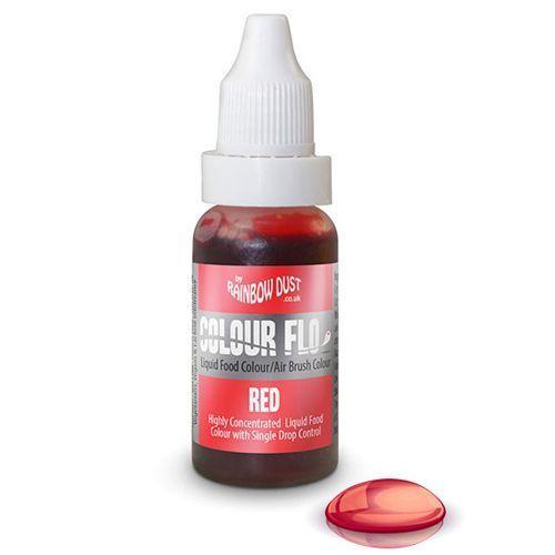 Airbrush Farve Rød 16 Ml - Perfekt til Kager og Slik