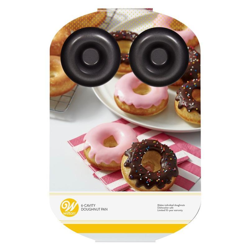 Donut bageform 6 stk - Perfekt til bagning af lækre donuts!
