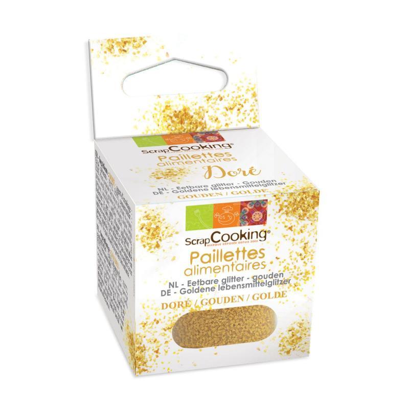 Edible Glitters Gold 5 G