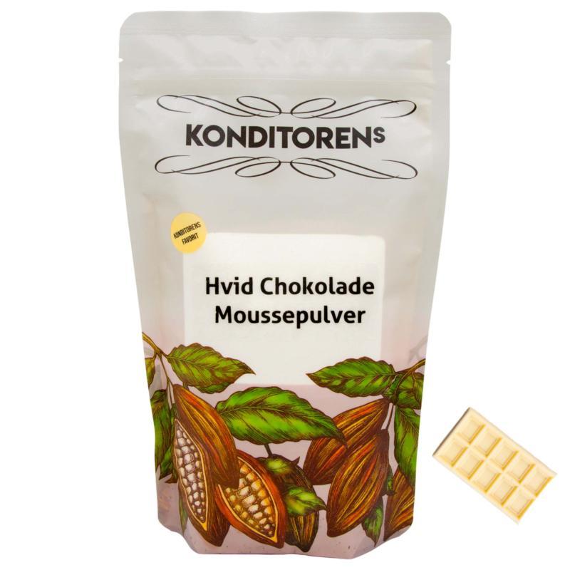 Konditorens Hvid Chokolade Moussepulver 100g - Uden Tilsætningsstoffer