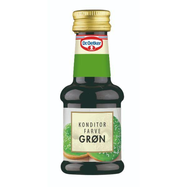 Konditorfarve Grøn 38 Ml fra Dr. Oetker - BageTilbud!