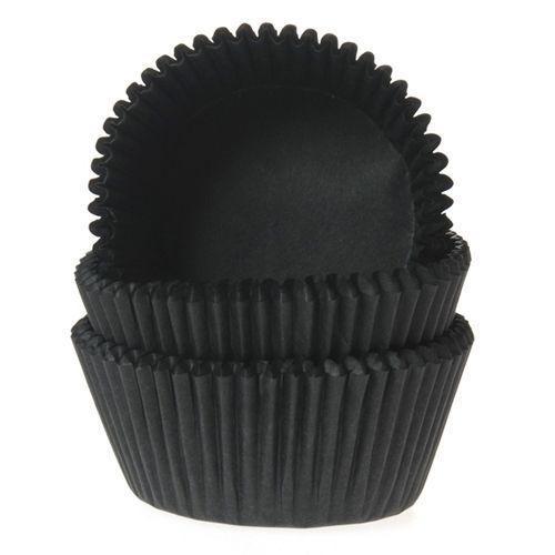 Muffinsforme Sort   Ekstra Tykt Papir 50 Stk
