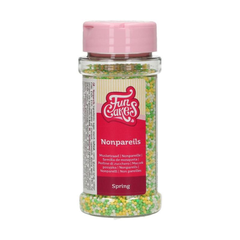 Nonpareils Spring 80 G - Søde Sukkerkugler til Bagning