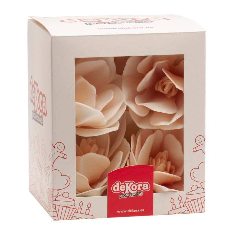 Spiseligt Vaffelpapir Hvid Magnolia - Perfekt til Kager!