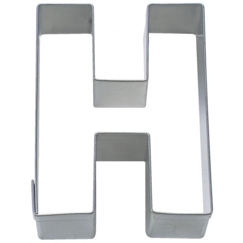 Udstikker Bogstav H - 6,5 cm til bagning og kager