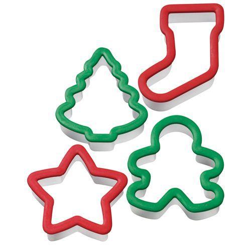 Udstikker Juletema Comfort Grip Sæt 4 Stk