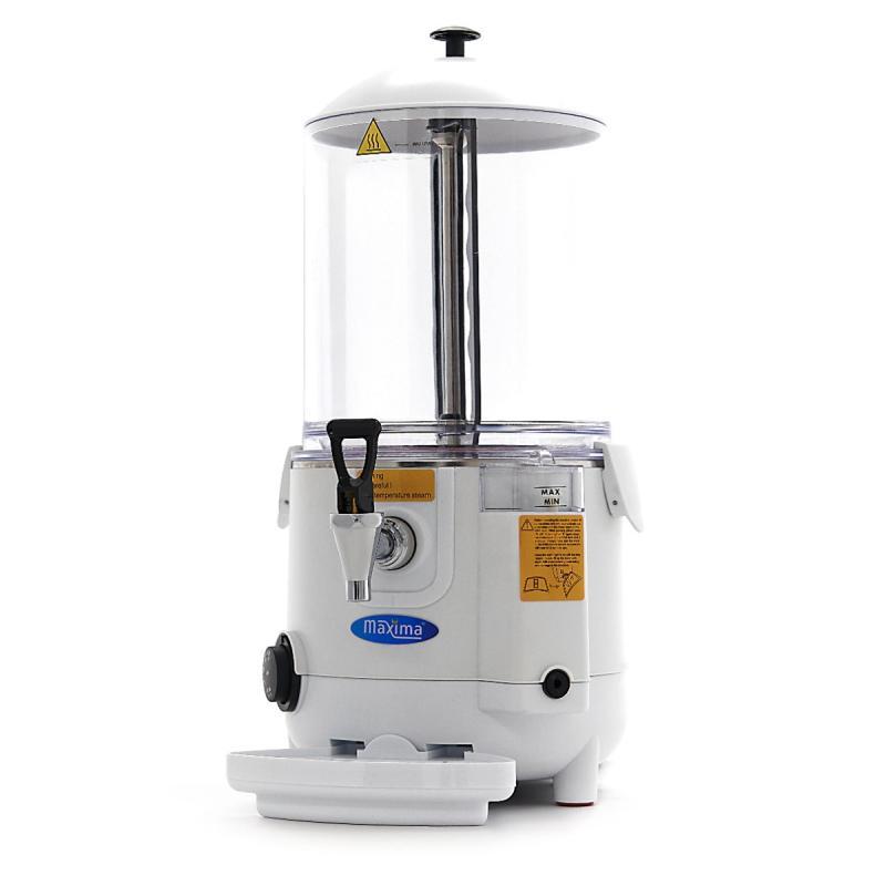 Varm Chokolade Dispenser 10L - Hvid Med Bain Marie
