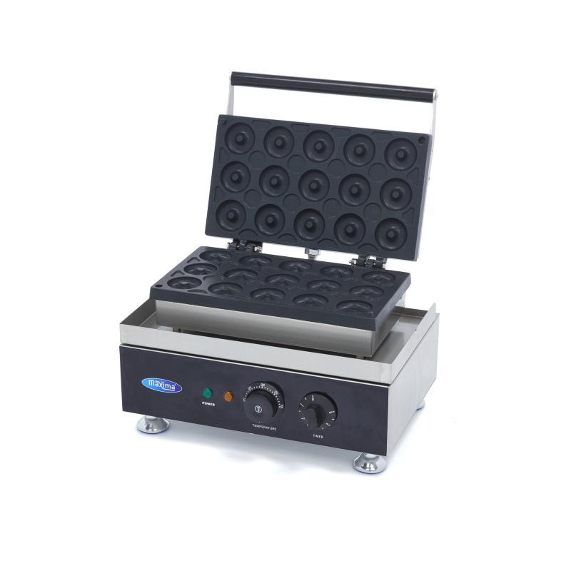 Donut Maker   15 Mini Donuts   ø5cm   Med Indbygget Timer