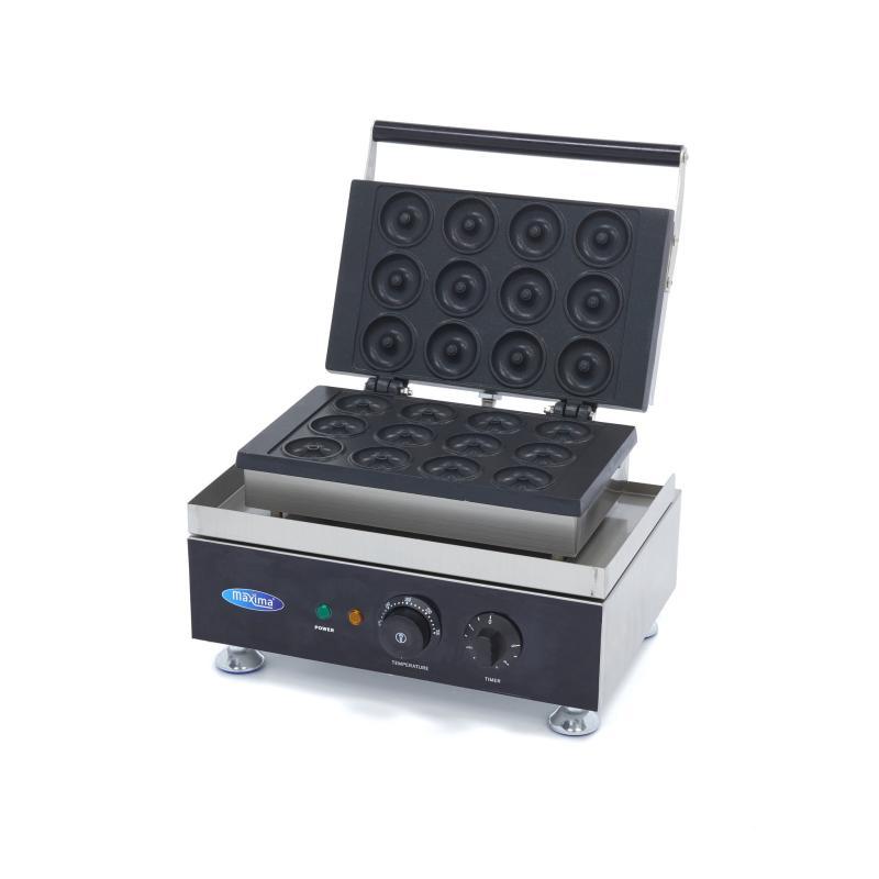 Donut Maker   12 Mini Donuts   ø5cm   Med Indbygget Timer