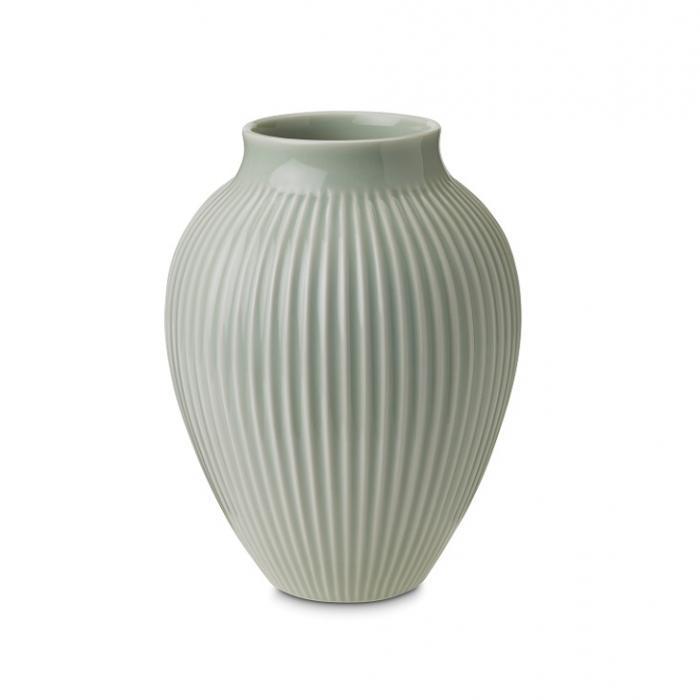 Knabstrup Vase 20 Cm Mint Grøn - Elegant Design til Blomster