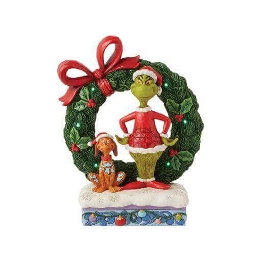 Disney Grinch Figur med Indbygget Lys til Jul