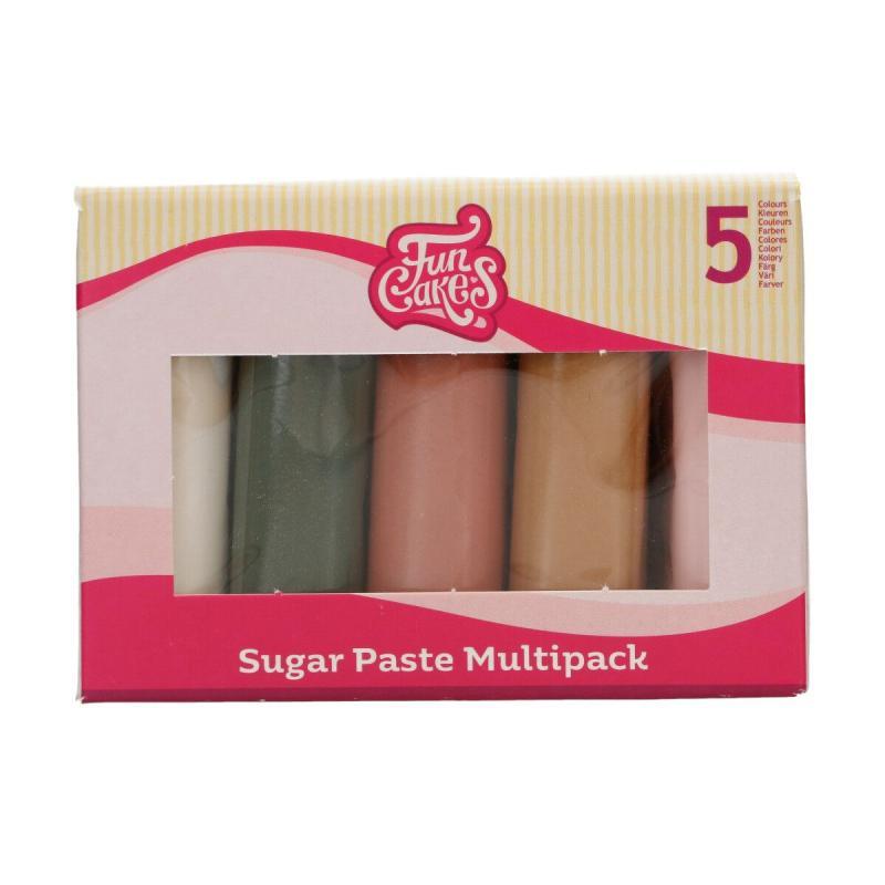 Funcakes Fondant Multipack - Glitrende Have 5 x 100g