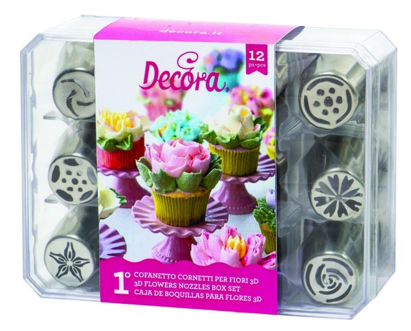 2  Sortering   Blomstertylle Sæt No  1   Russian Piping Nozzle  12 Tyller