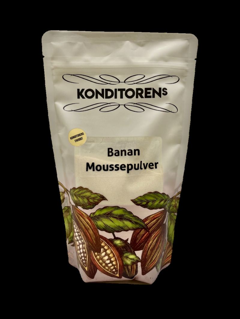 Banan Moussepulver   100g  Konditorens