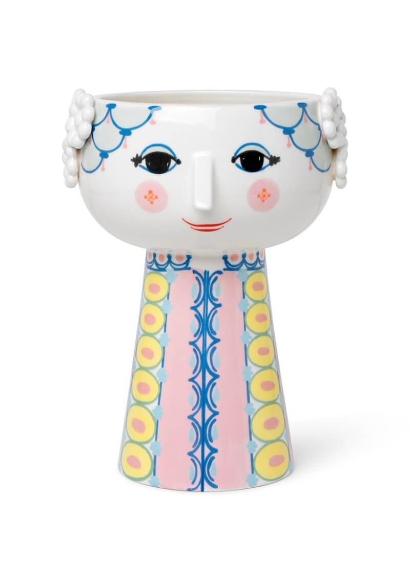 Bjørn Wiinblad Eva Vase H23 Cm Pink