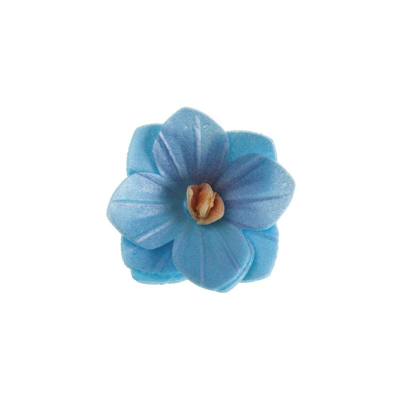 Dekora   Blå Blomster Vaffelpapir 18 Stk