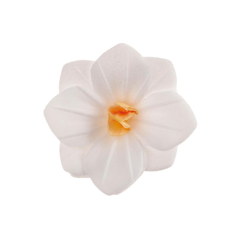 Dekora   Hvide Blomster Vaffelpapir  18 Stk