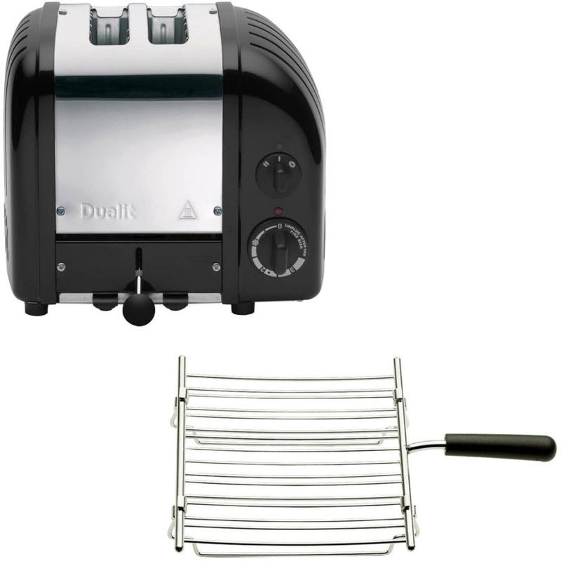 Brødrister Classic 2 Skiver Med Grillfunktion  Blank Sort