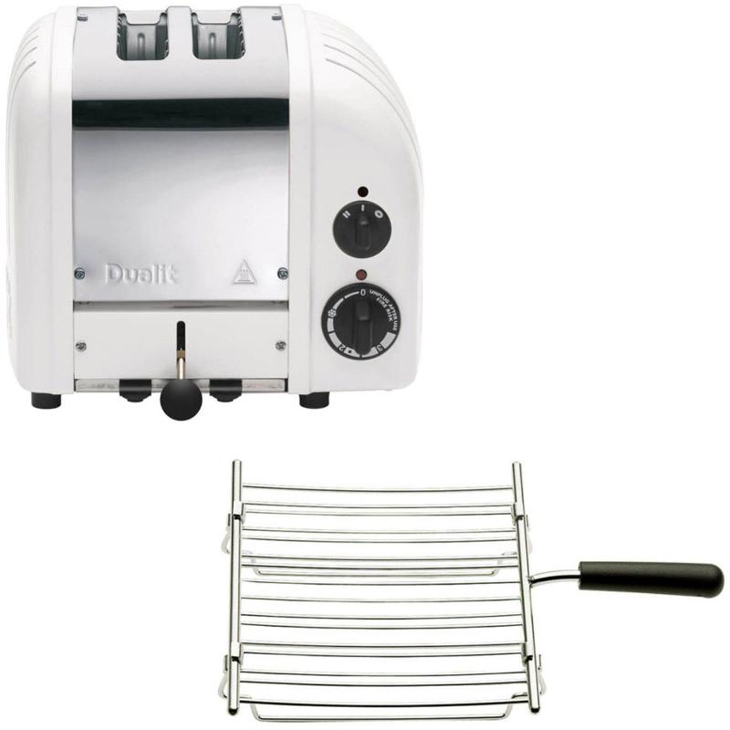 Brødrister Classic 2 Skiver Med Grillfunktion  Hvid