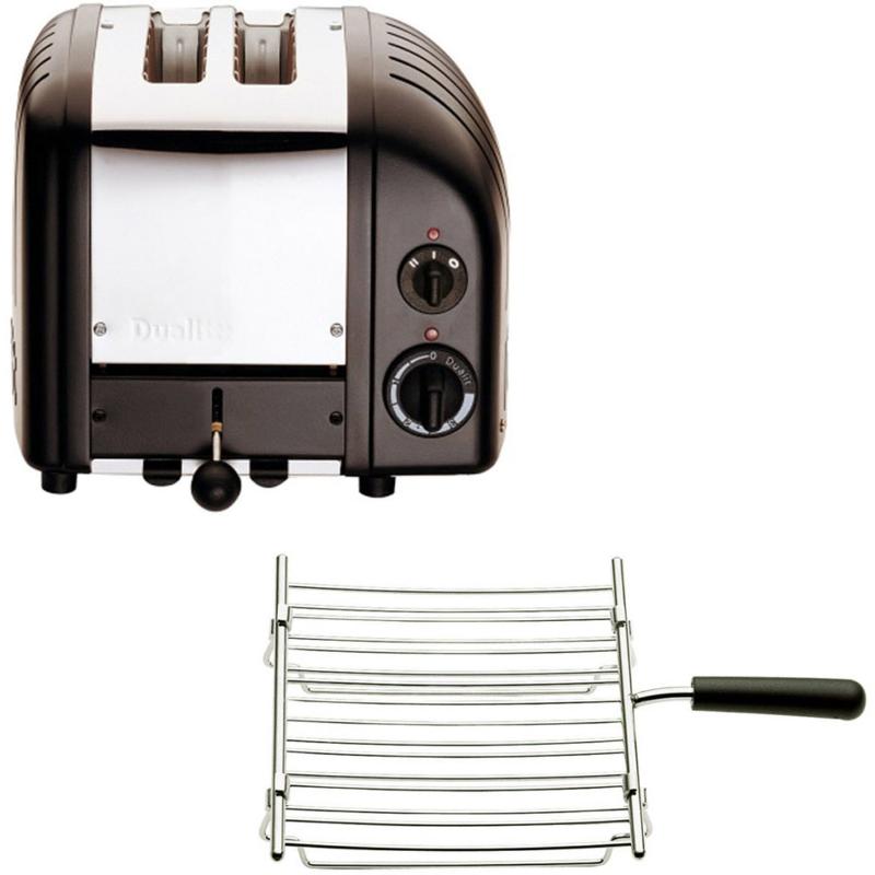 Brødrister Classic 2 Skiver Med Grillfunktion  Sort