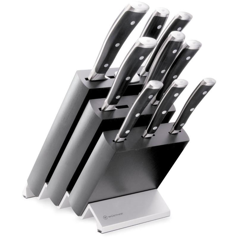 Classic Ikon Knivblok 9 Knive Sort