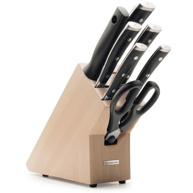 Classic Ikon Knivblok 7 Knive Træ