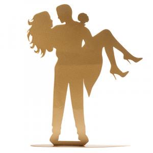 Dekora   Topfigur Bryllup  Guld