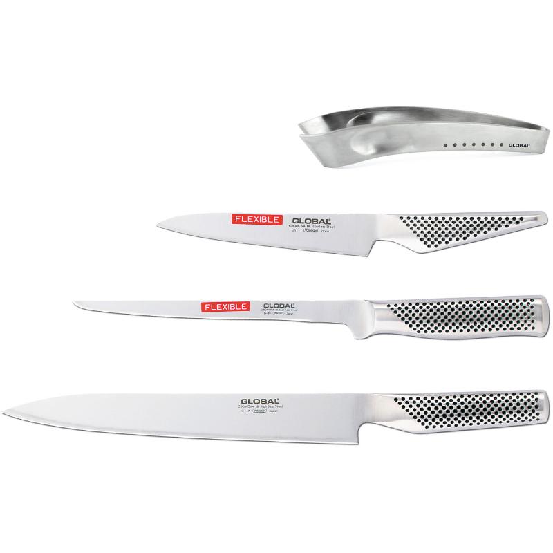 Knivsæt Med 3 Knive Og Pincet