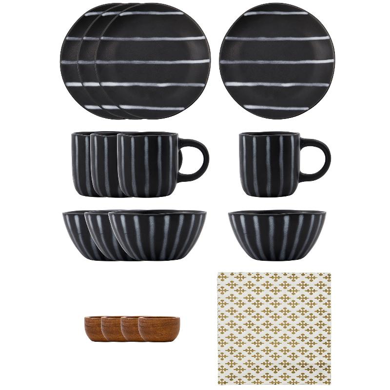 Line Brunchkit 16 Dele  Sort Brun