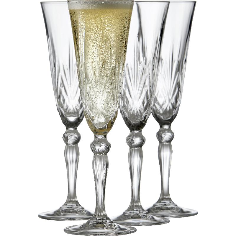 Melodia Champagneglas  16 Cl   4 Stk