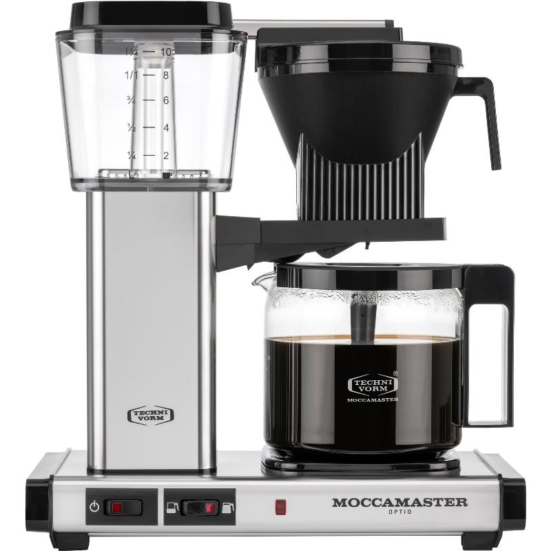 Optio Kaffemaskine 1 25 Liter  Polished Silver