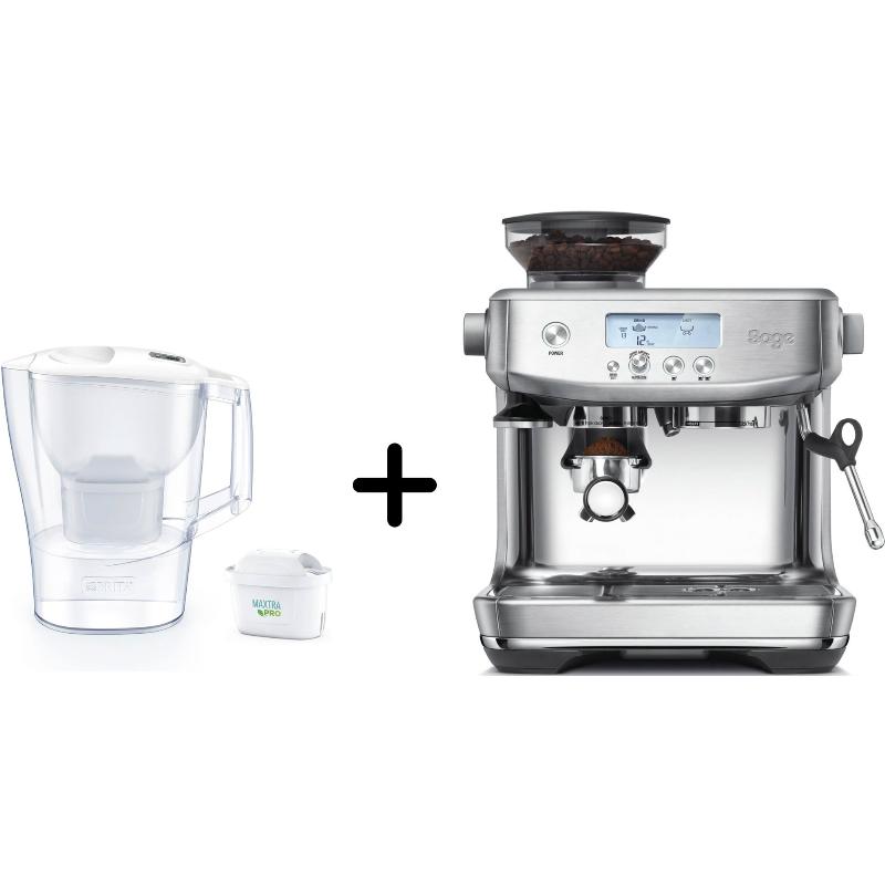Ses878bss0 The Barista Pro Espressomaskine   Brita Aluna Filterkande