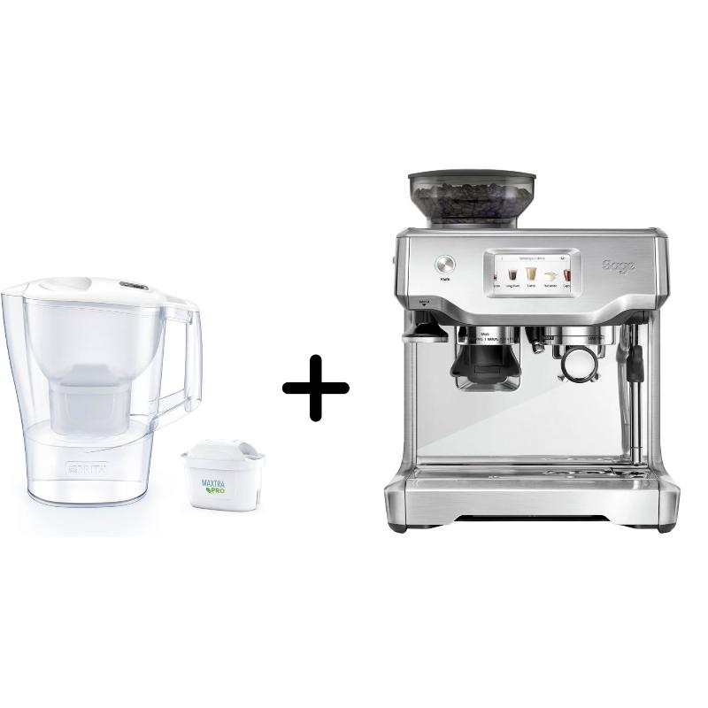 Ses880bss The Barista Touch?  Espressomaskine   Brita Aluna Filterkande
