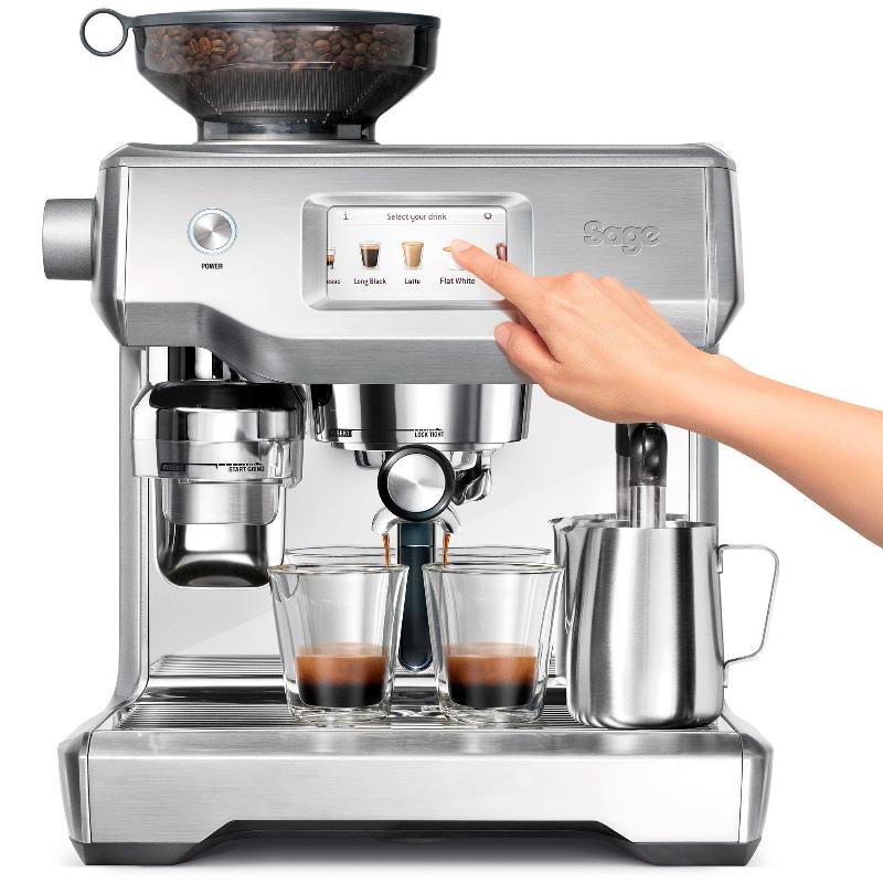 Ses990 The Oracle Touch Espressomaskine  Stål