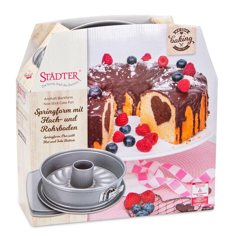 Springform Med Flad   Formet Bund 26 Cm
