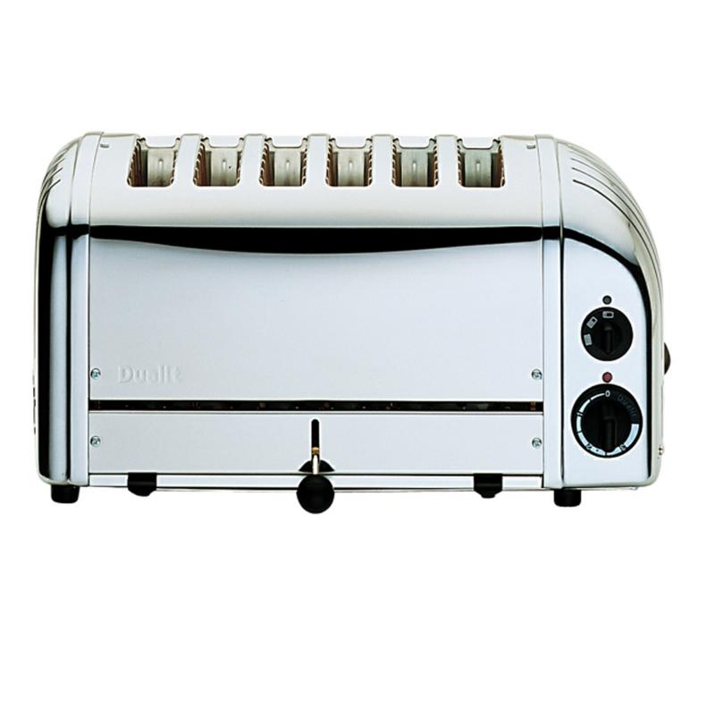 Vario 6 Slice Toaster  Krom