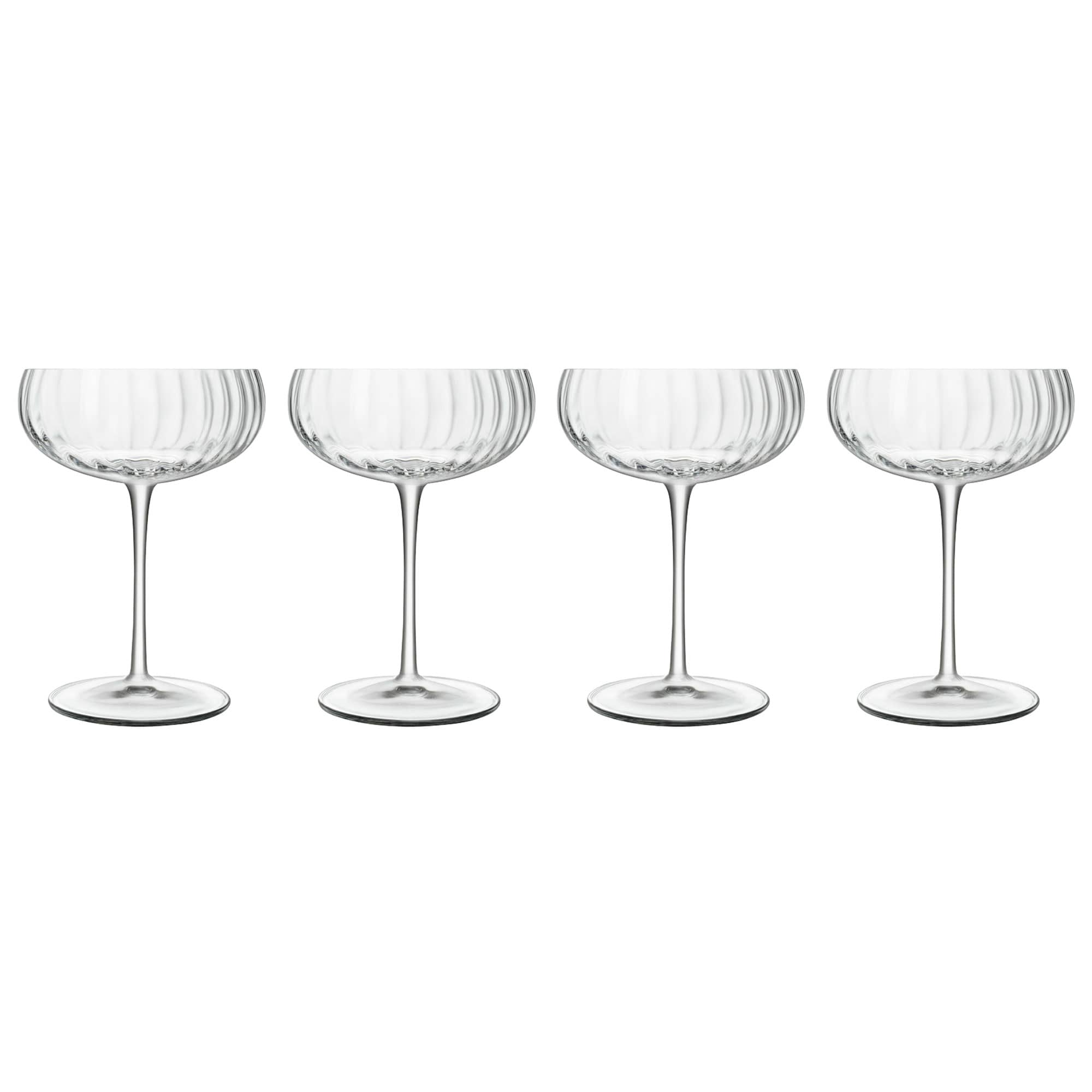 Luigi Bormioli Optica Champagneskål 30 Cl  4 Stk